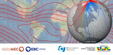 Brasil é um laboratório natural único para estudo do campo magnético da  Terra