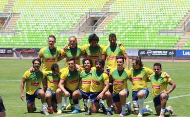Seleção brasileira, os Tupis 7s, ficaram com o vice-campeonato do sul-americano de rugby de 2020. 