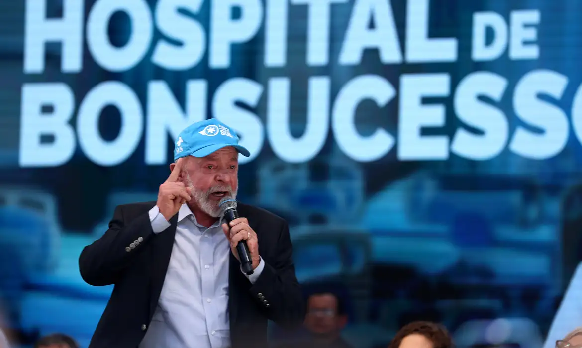 Rio de Janeiro (RJ), 06/02/2025 – O presidente do Brasil, Luiz Inácio Lula da Silva, durante evento de reabertura da emergência do Hospital de Bonsucesso, na zona norte do Rio de Janeiro. Foto: Tomaz Silva/Agência Brasil