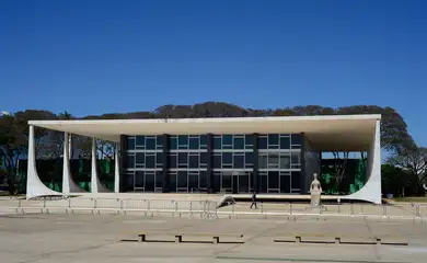 Fachada do edifício sede do Supremo Tribunal Federal - STF