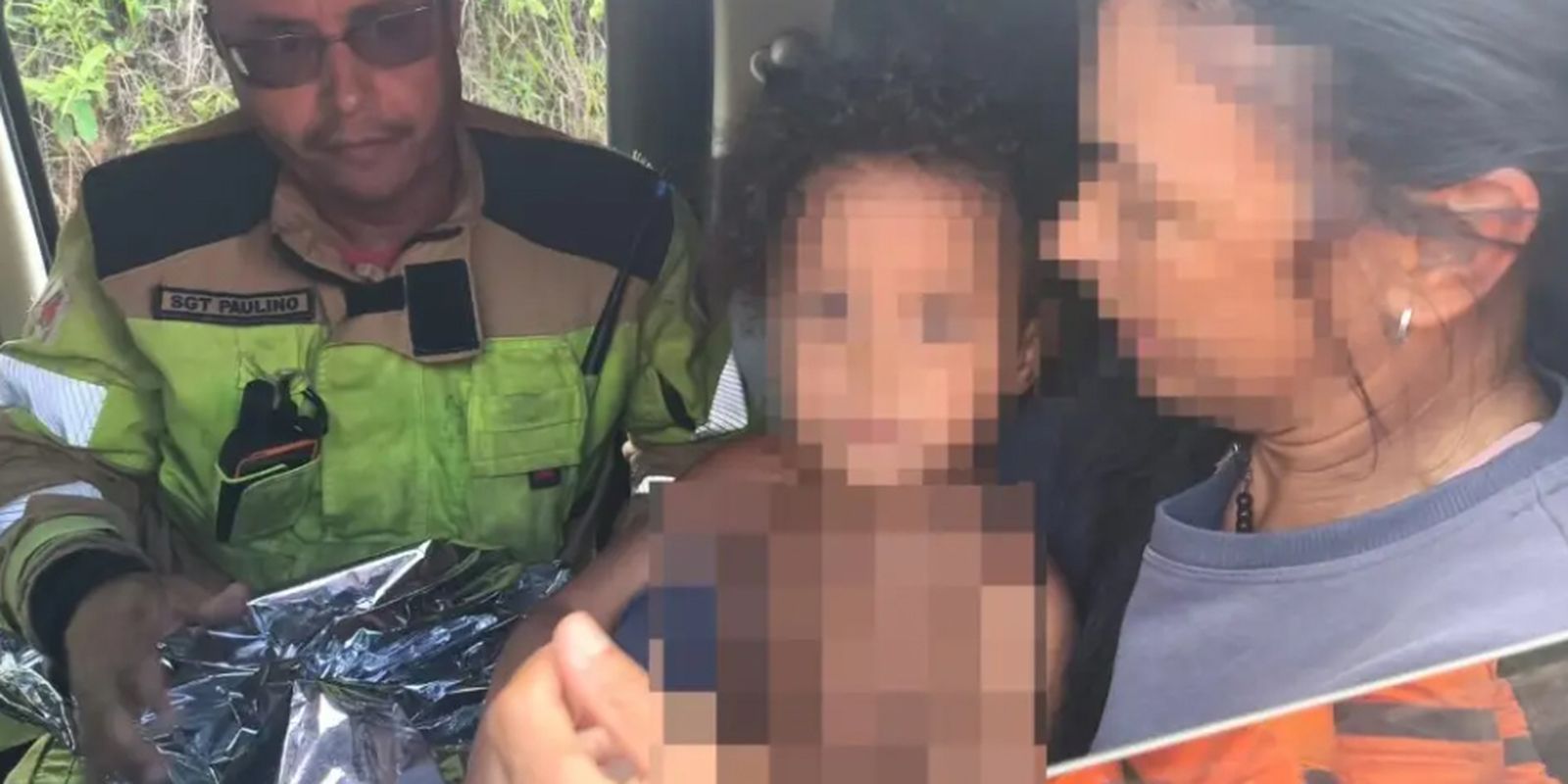 Menina de 4 anos que desapareceu em região de mata é encontrada em MG