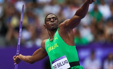 Luiz Maurício da Silva avança à final do lançamento de dardo em Paris ao cravar 95,01 metros (quebrou recorde sul-americano) em Paris - em 06/08/2024