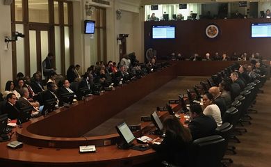 Reuniaõ da OEA, em Washington