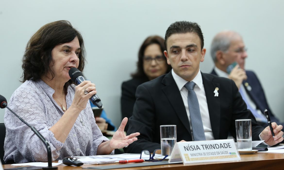 Brasília (DF) 19/04/2023  Ministra da Saúde, Nísia Trindade, durante audiência pública na  comissões de Saúde e de Defesa dos Direitos da Pessoa Idosa da Câmara dos Deputados.