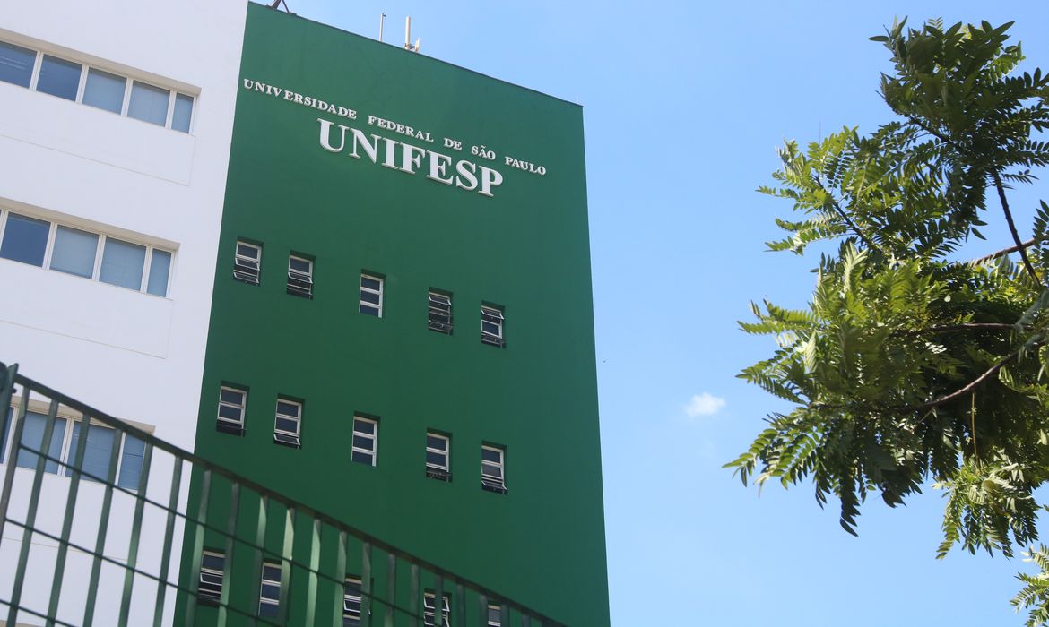 São Paulo (SP), 16/04/2024 - Prédio da reitoria da Universidade Federal de São Paulo - Unifesp durante greve nacional por reajuste salarial. Foto: Rovena Rosa/Agência Brasil