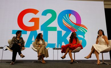 Rio de Janeiro, 14/11/2024 - G20 Talks. Painel de abertura: Aliança Global Contra a Fome e a Pobreza, no Espaço Cria do G20 Social, na região portuária do Rio. Foto: Tania Rego/Agência Brasil