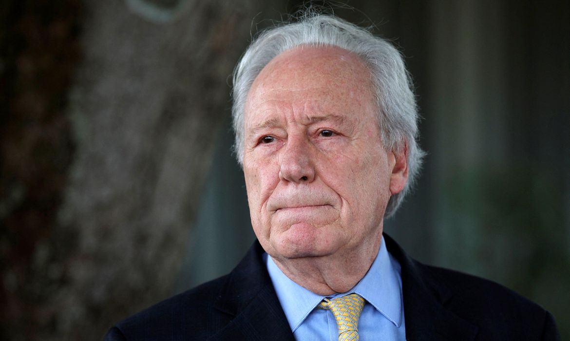 Reuters/Mateus Bonomi/Proibida reprodução Brazil's Minister of Justice Ricardo Lewandowski, addresses the media after the deadliest police operation in Brazil's history was executed in Rio de Janeiro, in Brasilia, Brazil October 29, 2025. REUTERS/Mateus Bonomi