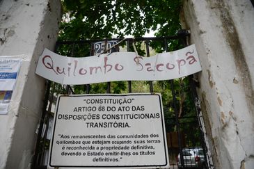 Rio de Janeiro - Quilombo Sacopã, na Lagoa Rodrigo de Freitas.Justiça penhora bens da comunidade quilombola em um processo tramitado por 30 anos na justiça.  (Tânia Rêgo/Agência Brasil)