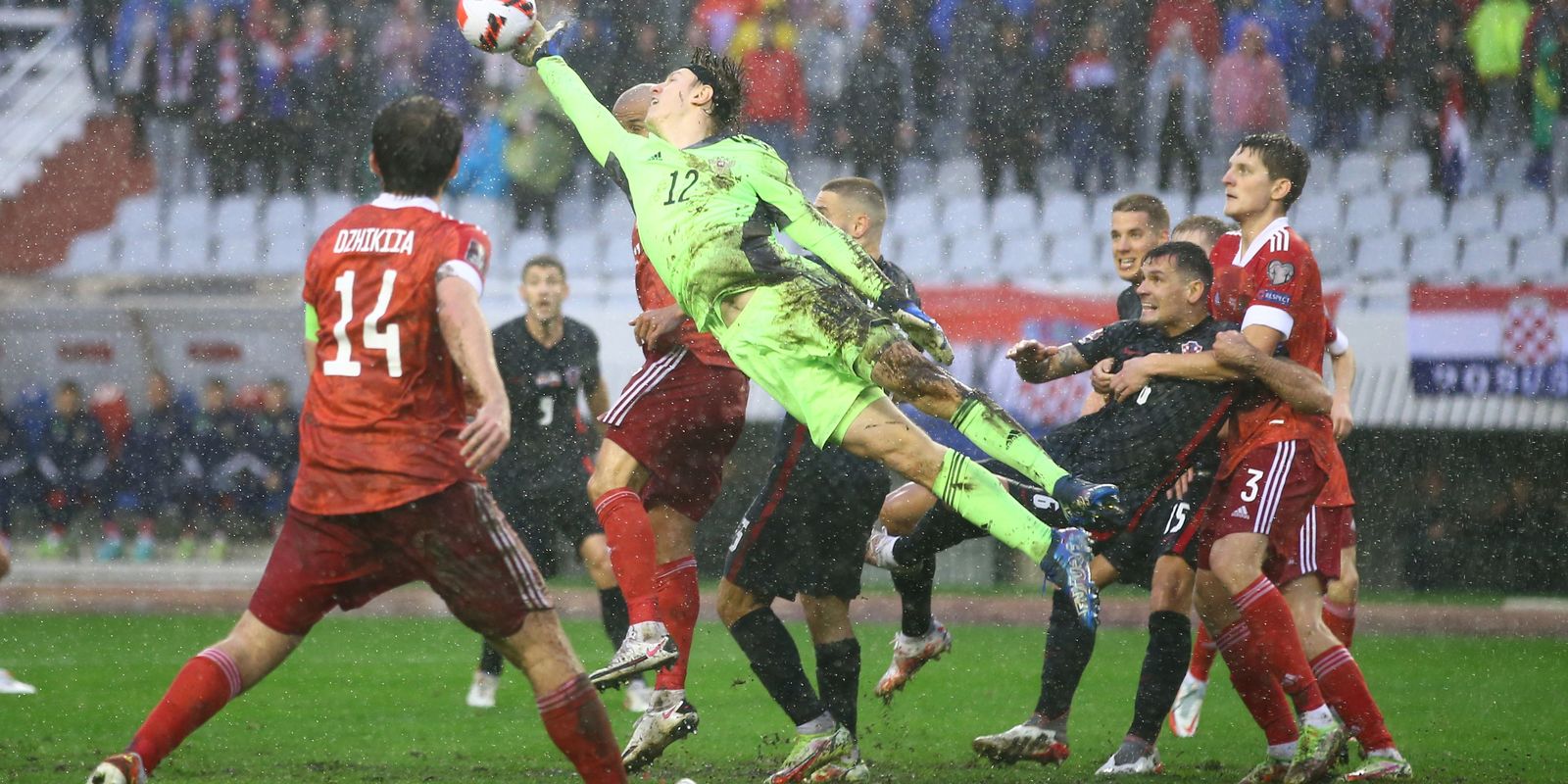 Rússia perde para Croácia em jogo pelas eliminatórias em novembro do ano passado
