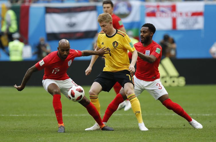 Disputa pelo Terceiro Lugar entre a Bélgica e a Inglaterra na Copa 2018