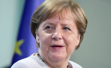 Chanceler da Alemanha, Angela Merkel, em Berlim