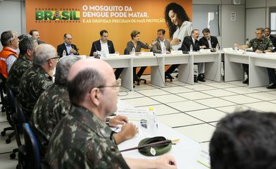 Recife (PE) - Presidenta Dilma Rousseff durante reunião para tratar de ações de enfrentamento das doenças Dengue, Chikungunya e Zica, transmitidas pelo Aedes Aegypti (Roberto Stuckert Filho/PR)