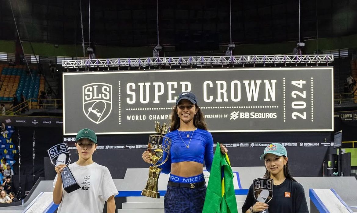 Rayssa Leal tricampeã mundial de skate sreet - 15/12/2024