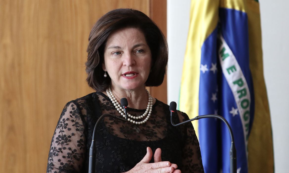 A procuradora-geral da República, Raquel Dodge participa do lançamento do Portal do Observatório Nacional.