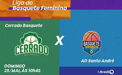 Brasília (DF) 22/05/2025 - O Cerrado Basquete recebe o AD Santo André, neste domingo (25), em mais uma disputa da Liga de Basquete Feminino (LBF Caixa). A TV Brasil transmite o jogo. Foto: TV Brasil