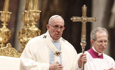 Papa Francisco em celebração para lembrar o Dia Mundial da Paz (Agência Lusa/Direitos Reservados)