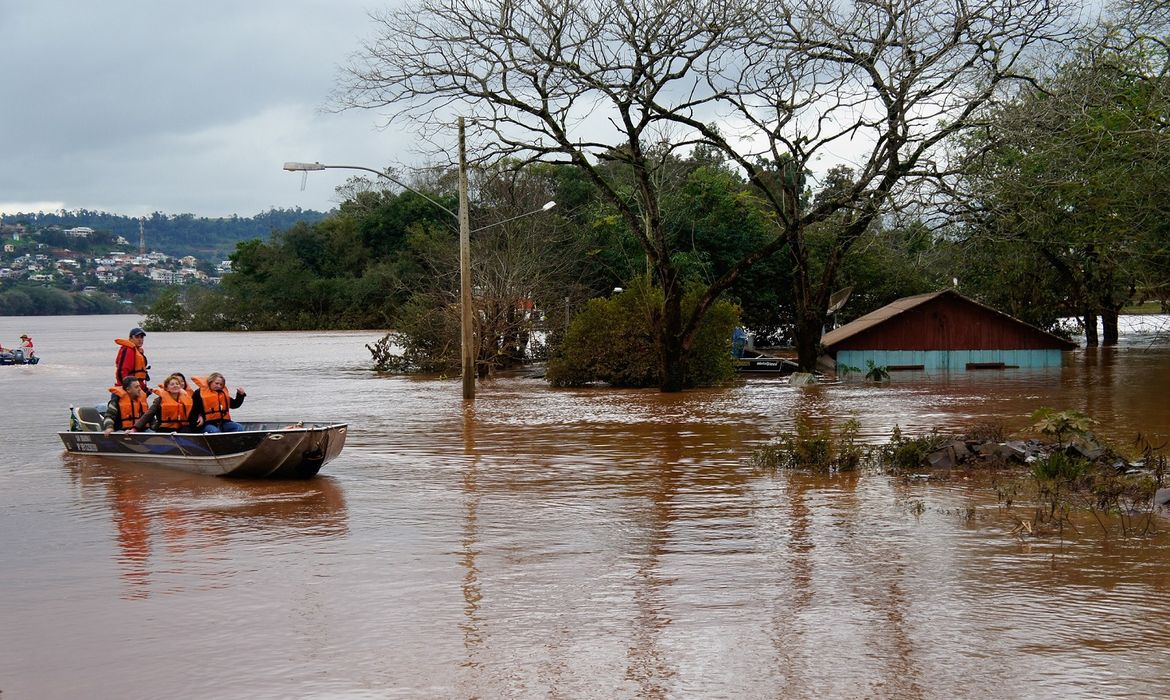 Barra do Guarita é um dos municípios gaúchos atingidos pela chuva