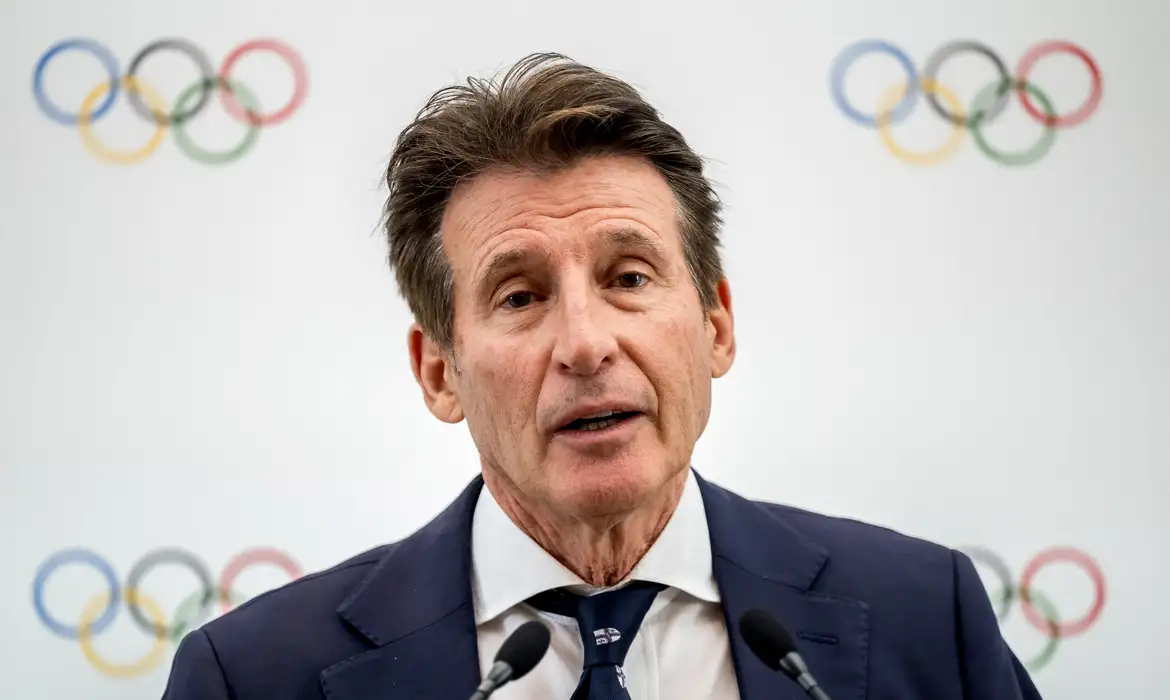 Presidente da World Athletics, Sebastian Coe, em Lausanne, na Suíça
30/01/2025 REUTERS/Fabrice Coffrini