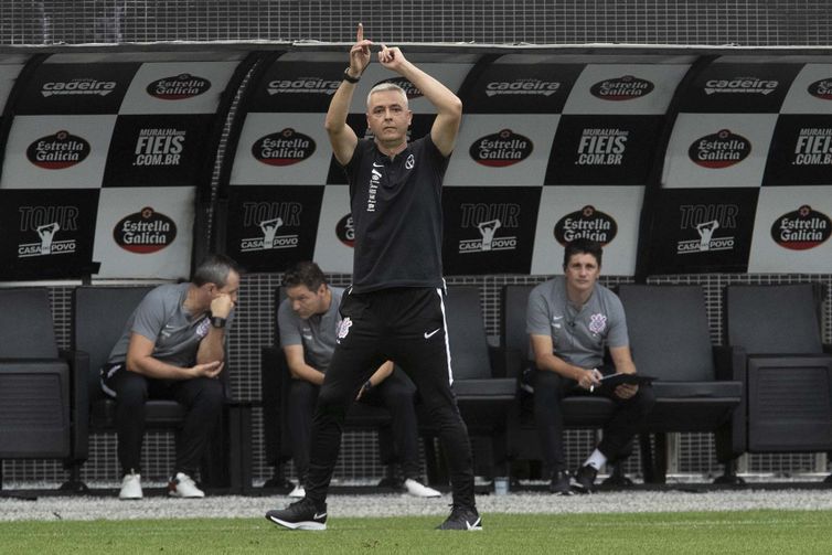 Daniel Augusto Jr./Agência Corinthians/Direitos Reservados Tiago Nunes, técnico do Corinthians