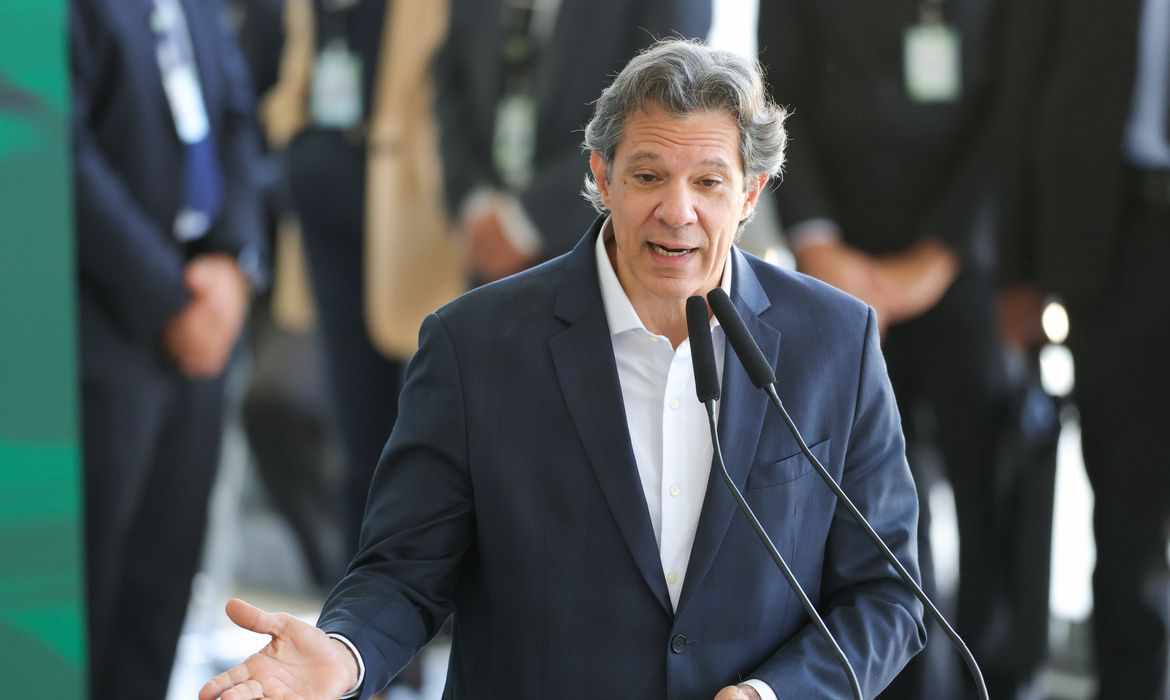 Brasília (DF) 30/06/2025 O ministro da Fazenda, Fernando Haddad, participa da cerimônia de lançamento do Plano Safra da Agricultura Familiar 2025/2026.  Foto: Fabio Rodrigues-Pozzebom/ Agência Brasil