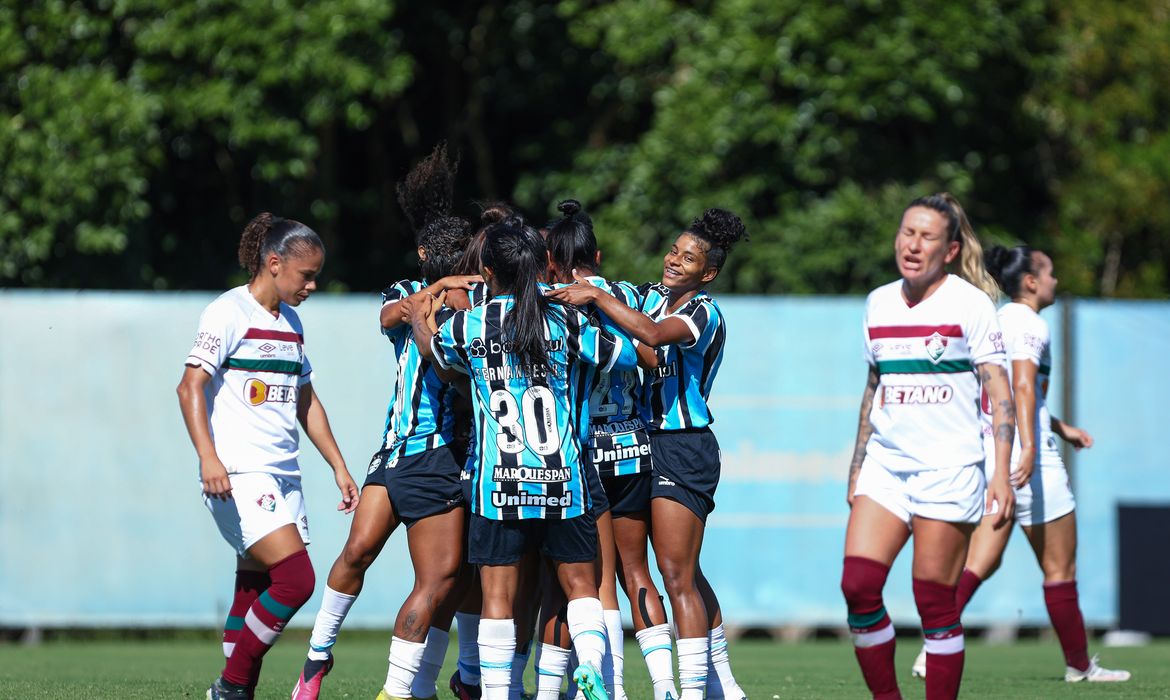 Grêmio segura reação do Fluminense e ganha pelo Brasileiro Feminino. Foto: Morgana Schuh / Grêmio FBPA