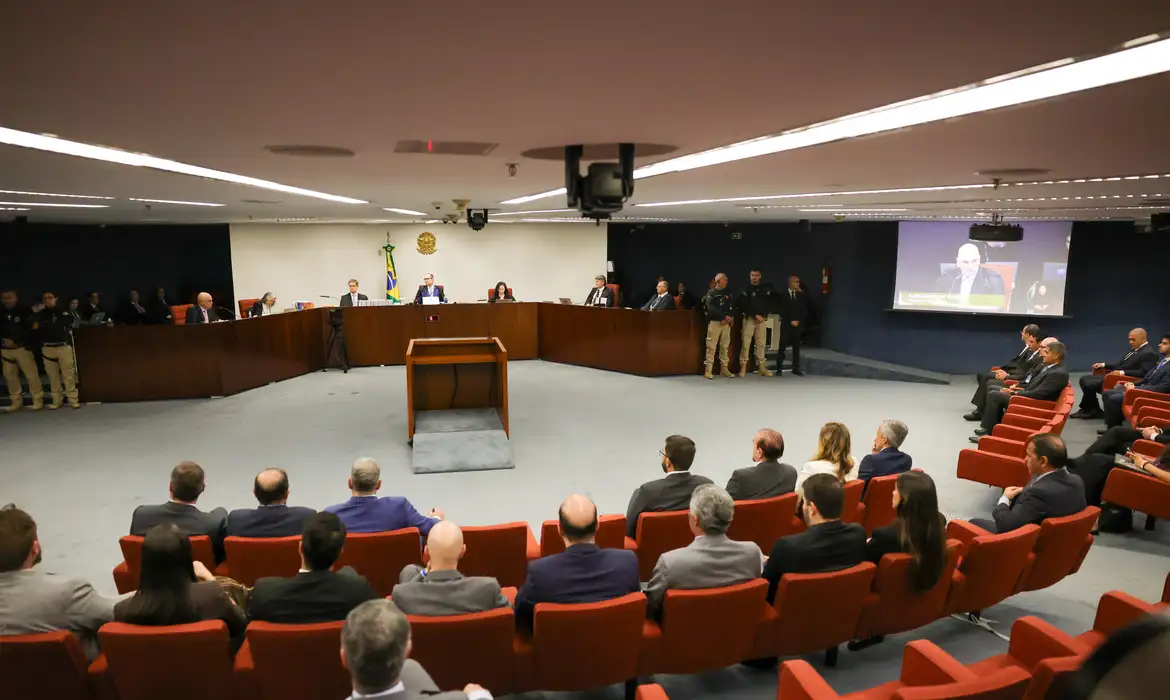 Brasília (DF) 09/09/2025 - O Supremo Tribunal Federal (STF) retoma o julgamento dos réus do Núcleo 1 da trama golpista  Foto: Fabio Rodrigues-Pozzebom/ Agência Brasil