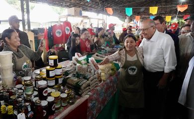 São Paulo (SP), 11/05/2025 - Presidente da República em Exercício Geraldo Alckmin durante visita a Feira Nacional da Reforma Agrária em São Paulo.
Foto : Cadu Gomes/VPR