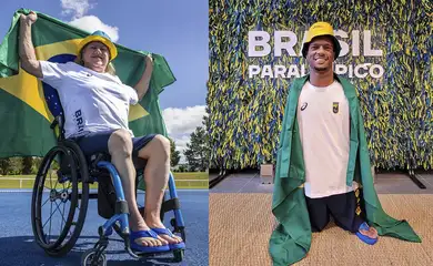 Rio de Janeiro (RJ), 27.08.2024 - Campeões paralímpicos Beth Gomes e Gabriel Araújo serão os porta-bandeiras do Brasil na cerimônia de abertura dos Jogos Paralímpicos de Paris 2024. Foto: Comitê Paralímpico Brasileiro/Divulgação