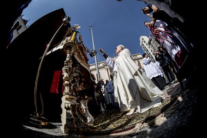 São Paulo (SP), 19/06/2025 -  Solenidade de Corpus Christi na Catedral da Sé, presidida pelo Cardeal Odilo Scherer.  Foto: Paulo Pinto/Agência Brasil