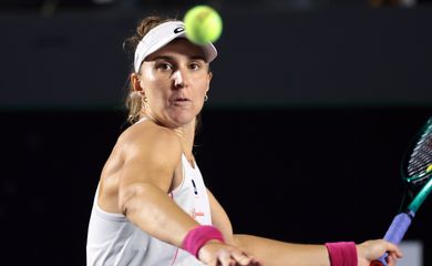 São Paulo (SP), 11/09/2025 - Tenista Bia Haddad durante partida no São Paulo Open 250, WTA - Woman's Tennis Association, realizado no Parque Vila Lobos. 
Foto: Paulo Pinto/Agência Brasil
