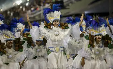 São Paulo (SP) 09/02/2024 - Desfile da Escolas do Grupo Especial no Sambodromo do Anhembi, escola Samba Mancha Verde
Foto: Paulo Pinto/Agência Brasil