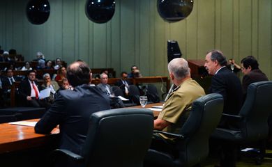 Brasília - O ministro da Educação, Aloizio Mercadante, coordena encontro de mobilização contra o mosquito Aedes aegypti, no Palácio Itamaraty (Antonio Cruz/Agência Brasil)