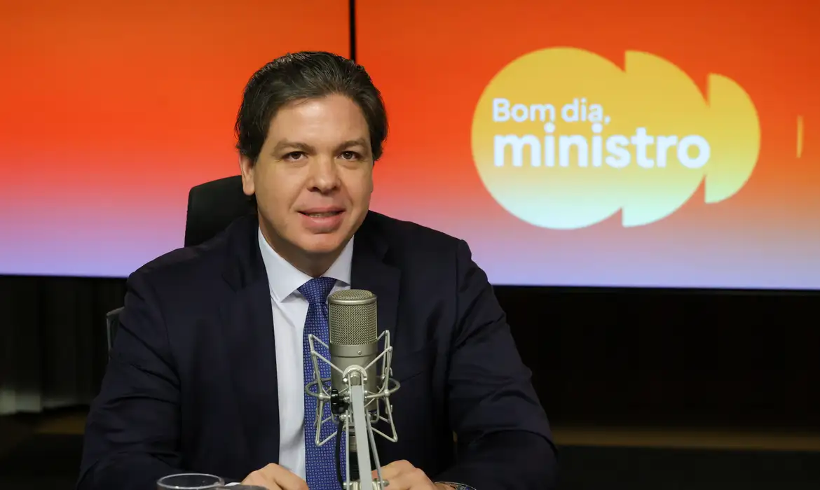 Fabio Rodrigues-Pozzebom/ Agência Brasil Brasília (DF) 12/12/2025 - O ministro das Comunicações, Frederico de Siqueira Filho, dá entrevista ao programa Bom Dia, Ministro Foto: Fabio Rodrigues-Pozzebom/ Agência Brasil