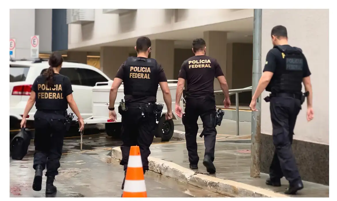 Brasília (DF) 08/01/2024 - Polícia Federal deflagra 23ª fase da Operação Lesa Pátria Ação desta data visa a identificação de participantes que financiaram e fomentaram os ataques do dia 8 de janeiro de 2023 Foto: Policia Federal/Divulgação