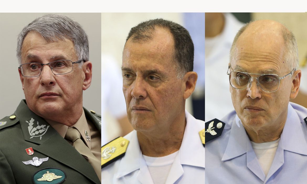 Brasil: Comandantes do Exército, da Marinha e da Aeronáutica deixam cargos