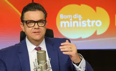 Brasília (DF) 12/11/2025 - O ministro da Previdência Social, Wolney Queiroz, durante entrevista ao programa Bom Dia, Ministro  Foto: Fabio Rodrigues-Pozzebom/ Agência Brasil