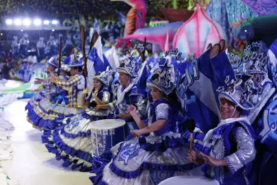Parintins (AM), 29/06/2024 - Apresentação do Boi Caprichoso na segunda noite do 57º Festival Folclórico de Parintins, no Bumbódromo. Foto: Fernando Frazão/Agência Brasil