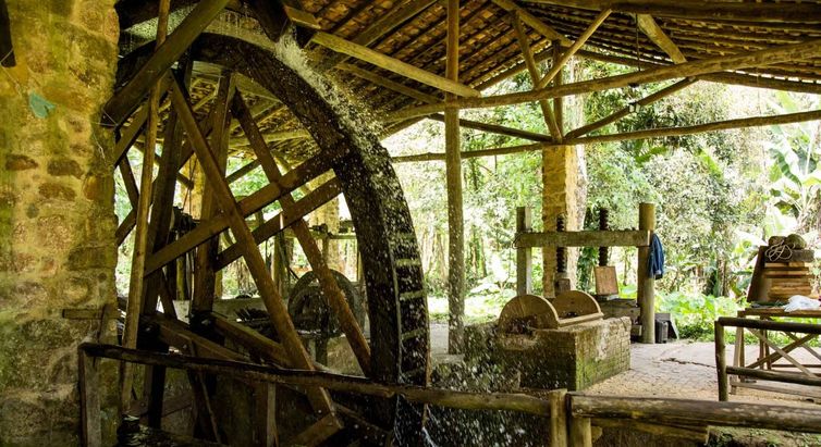Roda d'água no Quilombo da Fazenda