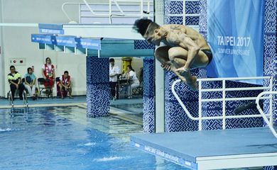 Taipei - Brasileiro Jackson Rondinelli vai disputar a final da Universíade na plataforma de 10 metros dos saltos ornamentais (Divulgação/Felipe Hermann/CBDU)