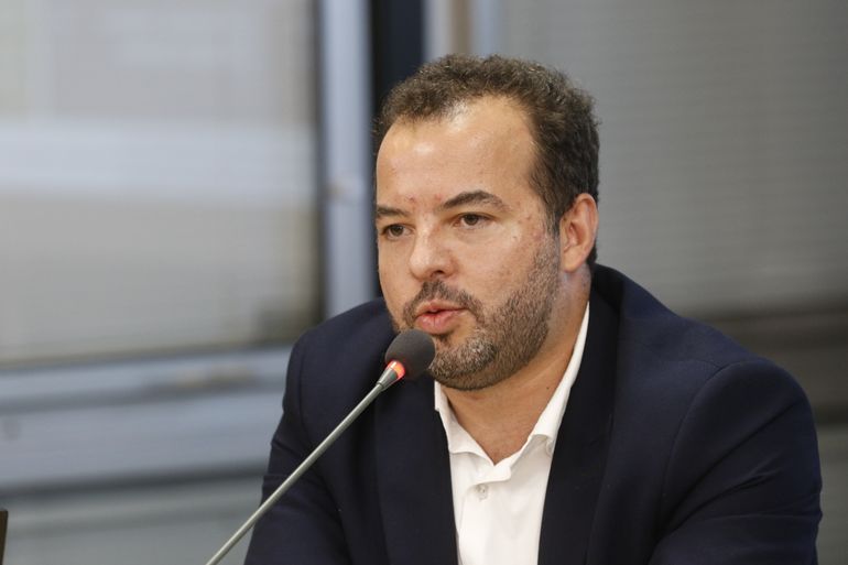 O superintendente do Banco Nacional de Desenvolvimento Econômico e Social (BNDES) Pedro Bruno anuncia resultado financeiro do primeiro trimestre de 2022.