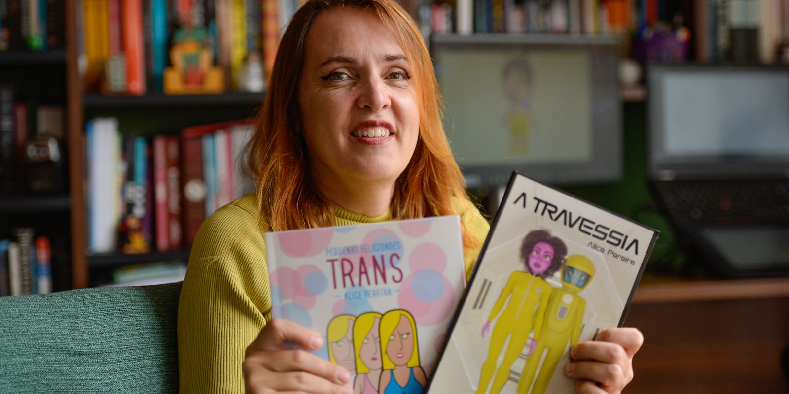 Alice Pereira compartilha em quadrinhos "pequenas felicidades trans"