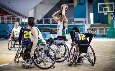 seleção brasileira masculina de basquete em cadeira de rodas - Brasil - Parapan de Santiago 2023