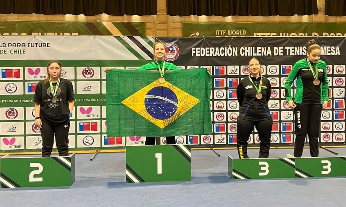Brasil encerra participação no ITTF World Future de Santiago com 28 medalhas, 11 delas de ouro - em 05/06/2028