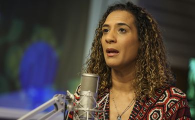 Brasília (DF), 06/11/2024 - A ministra da Igualdade Racial, Anielle Franco, participa do programa Bom dia, Ministra. Foto: Marcelo Camargo/Agência Brasil