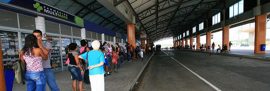 Terminal de ônibus em Salvador