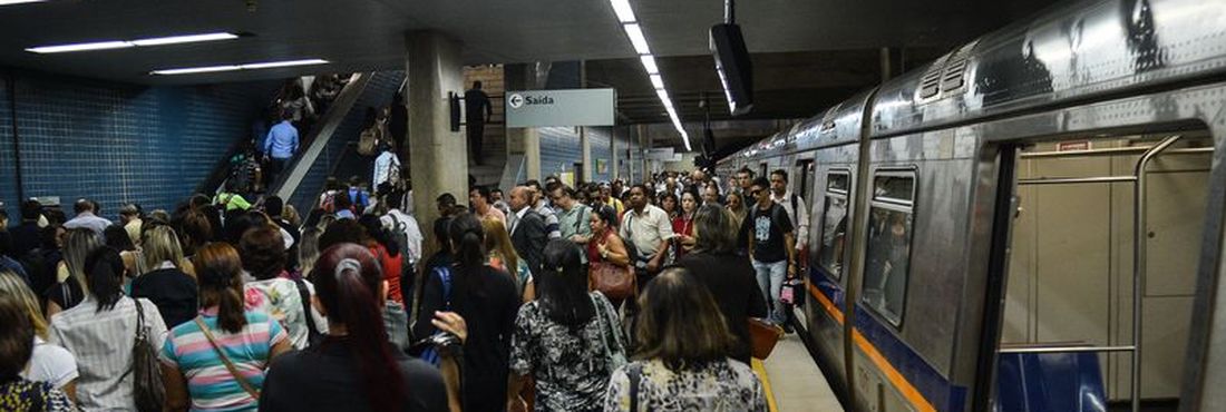 Funcionários da Companhia do Metropolitano do Distrito Federal ( Metrô - DF) entraram em greve José Cruz/Agência Brasil