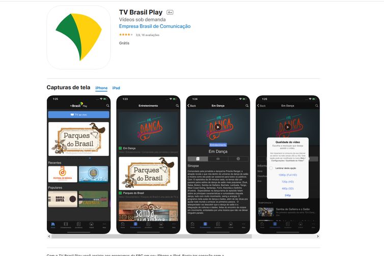 TV Brasil - TV Ao Vivo na App Store