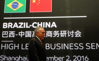 Xangai(China)- O presidente Michel Temer durante Seminário Empresarial de Alto Nível Brasil-China em Xangai (Beto Barata/PR)