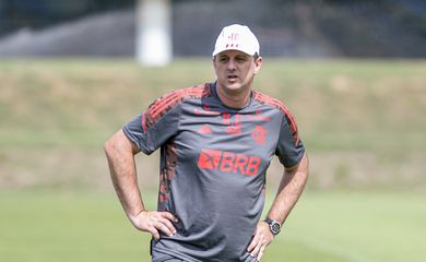 Rogério Ceni - técnico _ Flamengo - treino