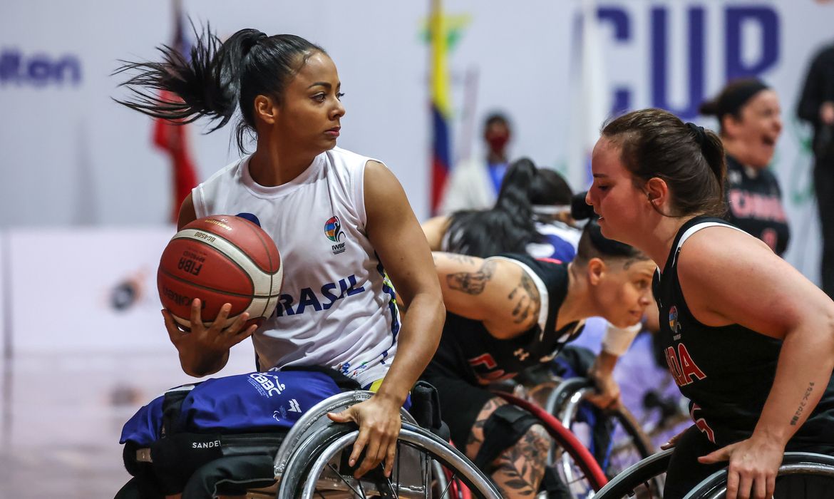 2022 Americas Cup Wheelchair Basketball, no Centro Paralímpico Brasileiro em 13/07/2022.